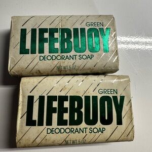 Lot of three bars of vintage Lifebuoy soap